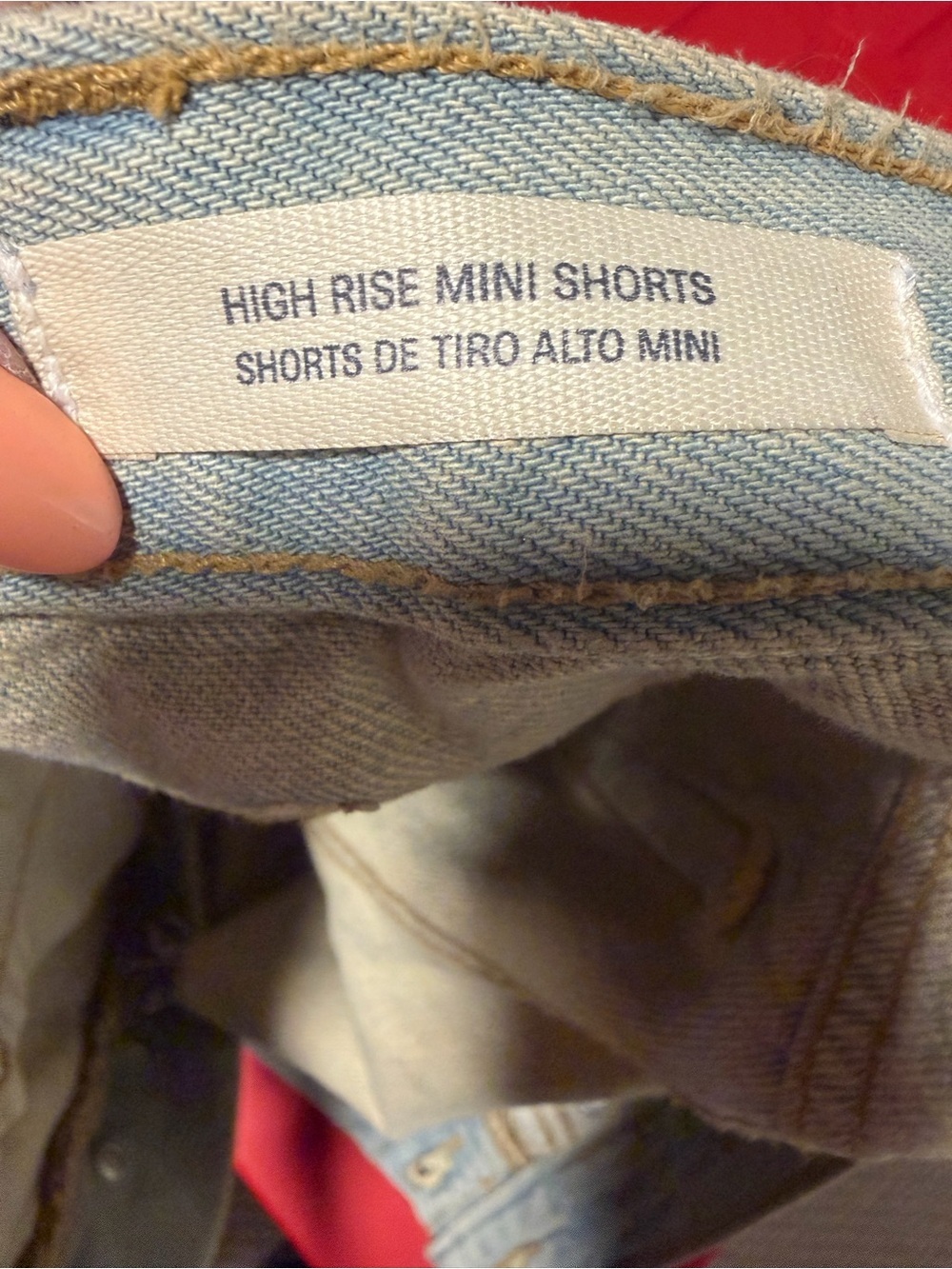 Universal Thread High-Rise Mini Jean Shorts - Size 6 - NWOT - Picture 5 of 6